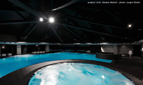 černý bazén Livigno